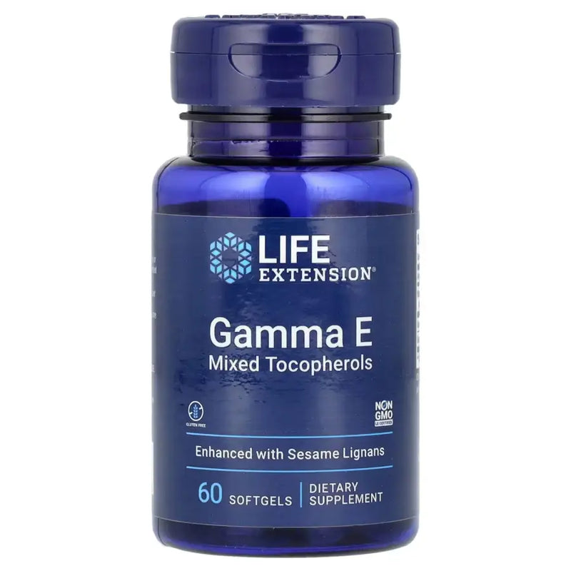 Gama-E Tocoferóis Mistos (60 Softgels) - Life Extension