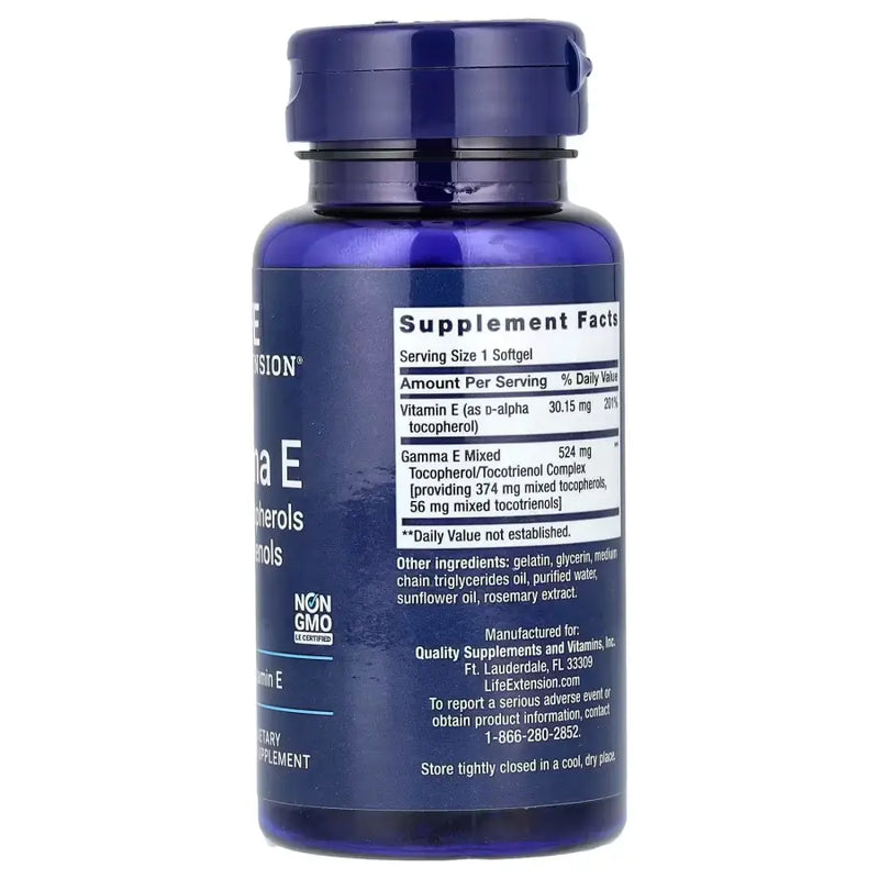 Gama E Tocoferóis Mistos e Tocotrienóis (60 Softgels)