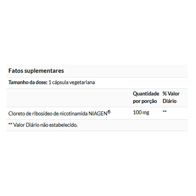 NAD + Cell Regenerator 100mg (30 VCapsules) - Life Extension