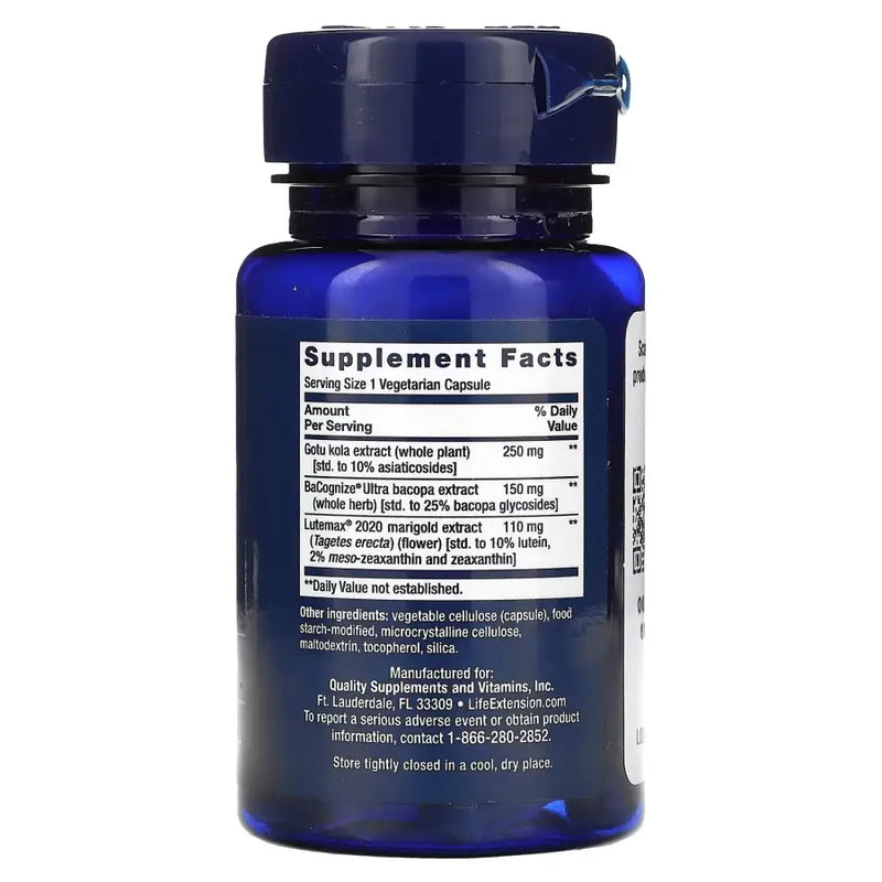 Nootrópico Quick Brain (30 Vegetarian Capsules) - Life