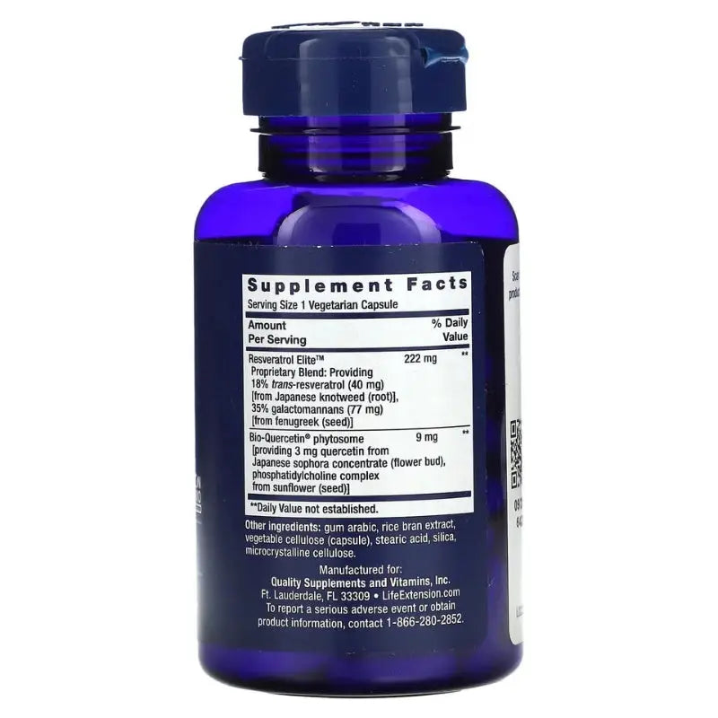Optimized Resveratrol Elite (60) - Life Extension