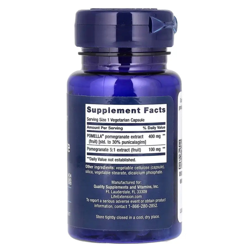 Pomegranate Fruit Extract Romã (30 Vegetarian Capsules)