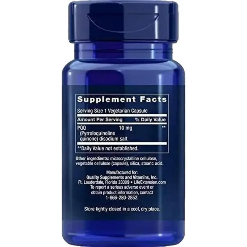 PQQ 10mg (30 Cápsulas) - Life Extension - iPUMP Suplementos