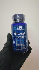 N-Acetyl-L-Cysteine NAC 600mg (60 Capsules) - Life Extension